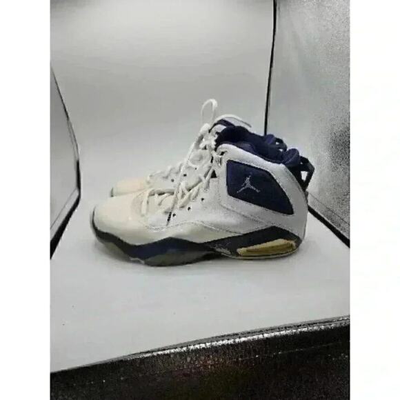 Nike Air Jordan 23 315317-104 Men's Size 9.5 White Leather Basketbal Shoes 7853 - Picture 2 of 9